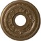 Ekena Millwork Baltimore PVC Medallion (Canopies up to 5 1/4"), 13"OD x 3 1/2"ID x 3/4"P, Metallic Champagne Bronze CMP13BACCB - alternate 1